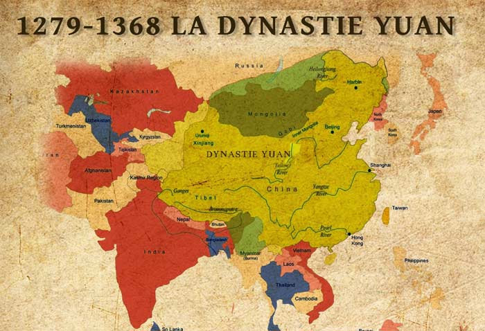 La dynastie Yuan du roi mongol Kubilai Khan