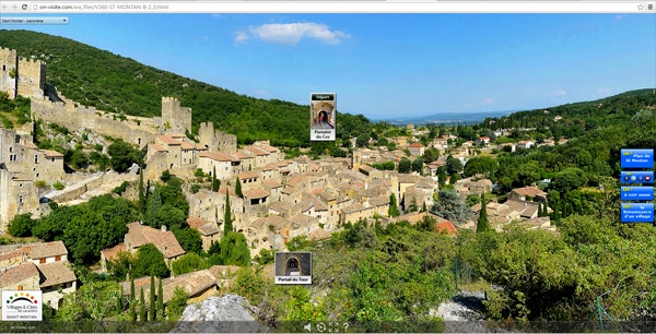 Visites virtuelles de village de charme et villages médiévaux