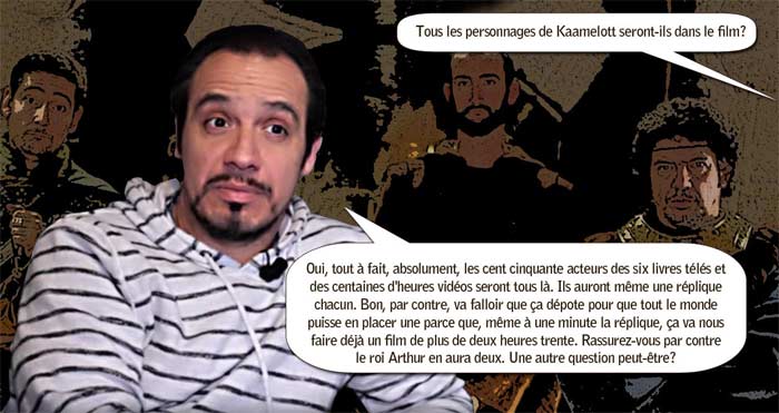 Alexandre Astier, des news de Kaamelott Resistance et Kaamelott trilogie. (Interview l'express)