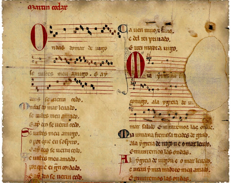 manuscrit_amour_courtois_poesie_musique_medieval_cantiga_de_amigo_-martin_Codax