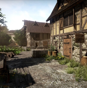 taverne_rue_medievale_infographie_3D_unity_mondes_virtuelles_reconstitution