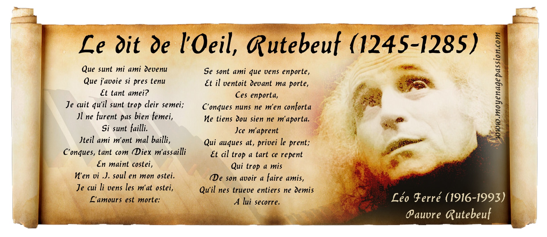 poesie_realiste_medievale_trouvere_rutebeuf_leo_ferre_le_dit_de_l_oeil_moyen-age
