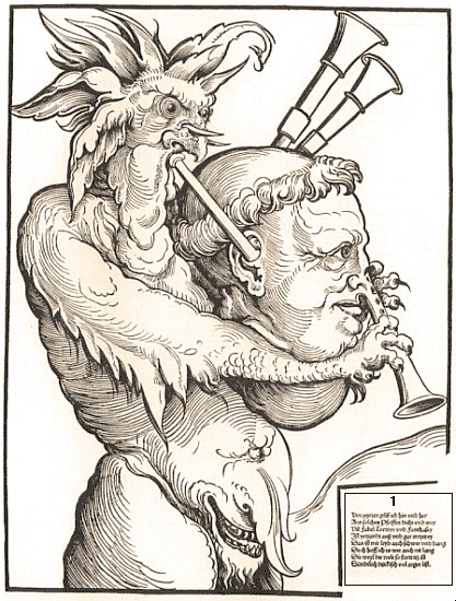 Erhard Schön, gravure (1491-1542) ou l'image terrible du moine dévoyé 