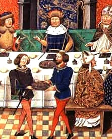 eustache_deschamps_moyen-age_banquet_jeux_de_cour_cruaute_poesie_realiste_satirique_critique