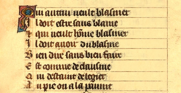 citations_medievales_manuscrit_ancien_roman_rose_jean_de_meung_arsenal_5209_moyen_age