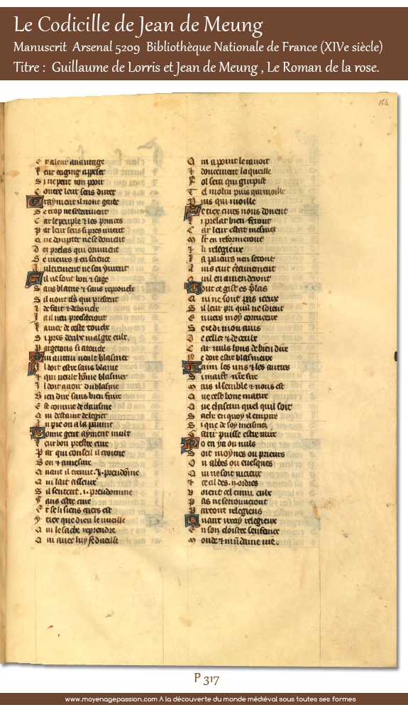 citations_medievales_manuscrit_ancien_roman_rose_jean_de_meung_clopinel_sagesse_moyen_age
