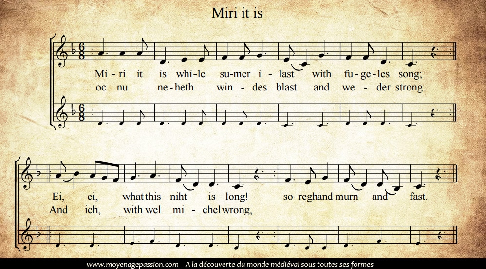 manuscrit_ancien_musique_danse_medievale_XIIIe_chanson_anglaise_moyen-age_central