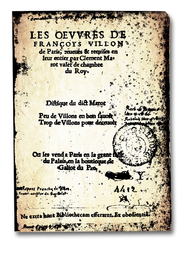 poesie_litterature_medievale_clement_marot_oeuvres_francois_villon_edition_ancienne_1533_renaissance