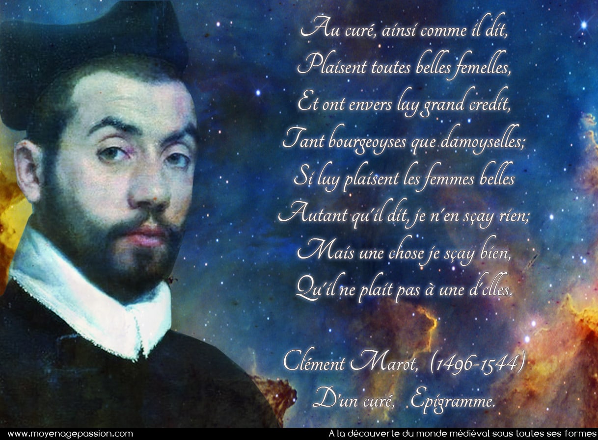 clement_marot_poesie_satirique_satire_humour_medieval_citation_medievale_epigrammes_moyen-age_renaissance