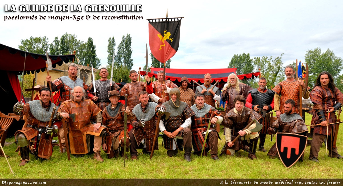 compagnies_troupe_medievales_guilde_grenouille_reconstitution_animation_historique_moyen-age_central_XIIIe_passion_histoire_vivante