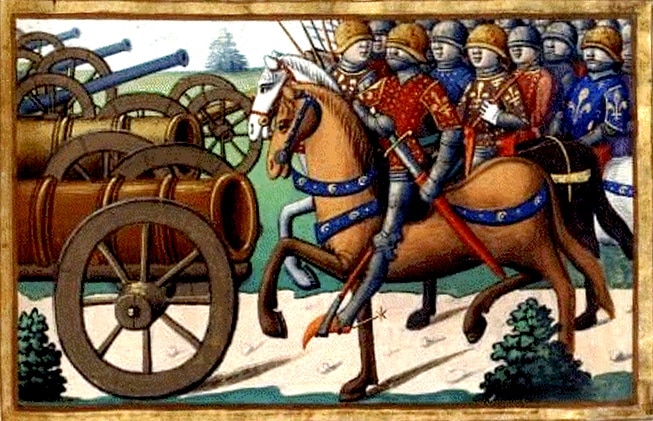Les meneurs de la Praguerie, enluminure médiévale, XVe, Martial d'Auvergne