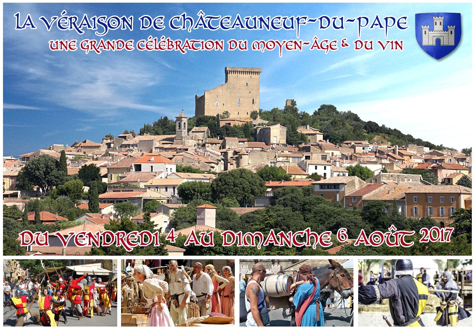 chateauneuf_du_pape_veraison_fetes_vinicoles_festival_animations_medieval_sorties_historiques_moyen-age
