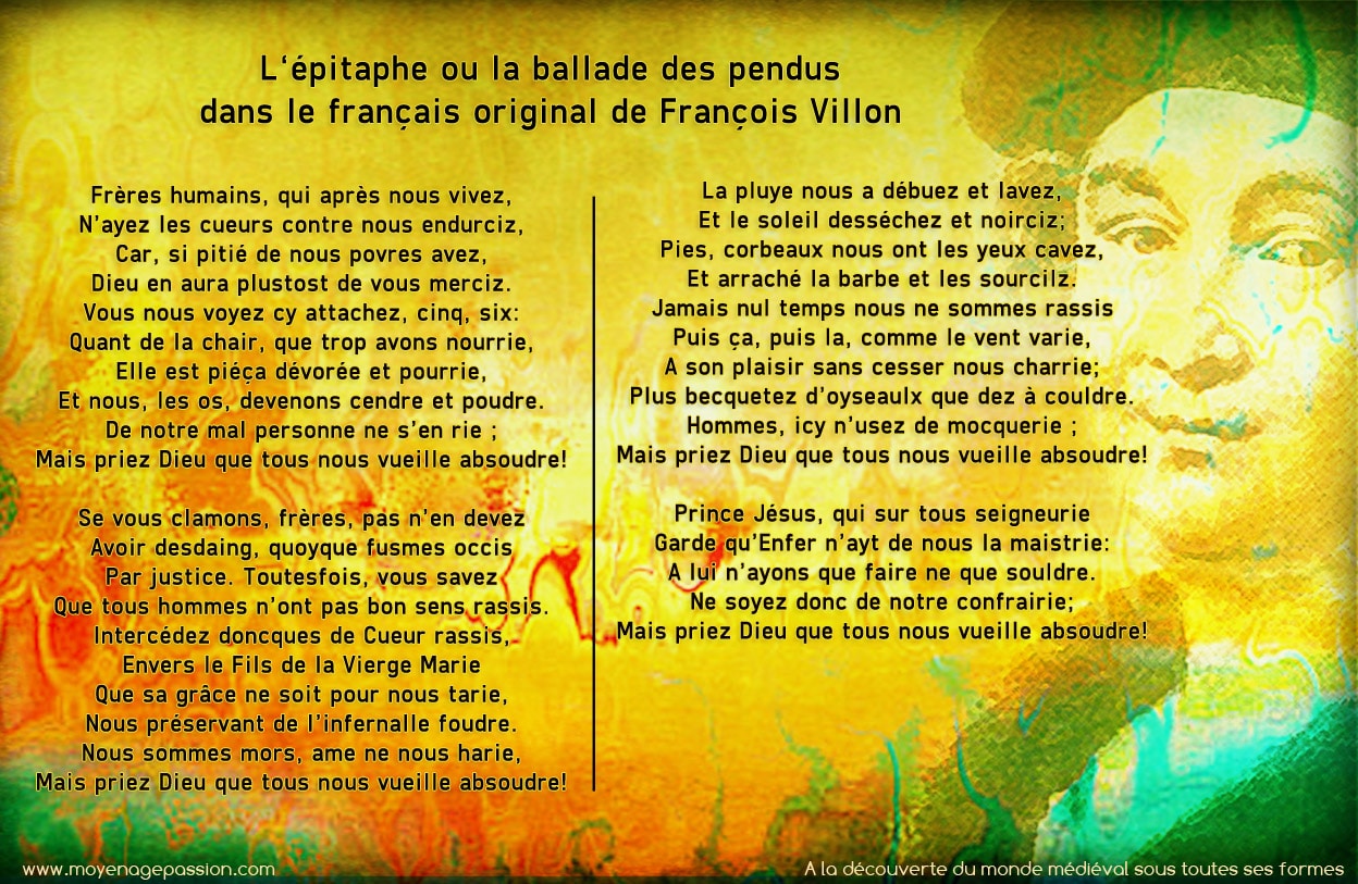francois_villon_epitaphe_freres_humains_poesie_medievale_realiste_pendus_moyen-age