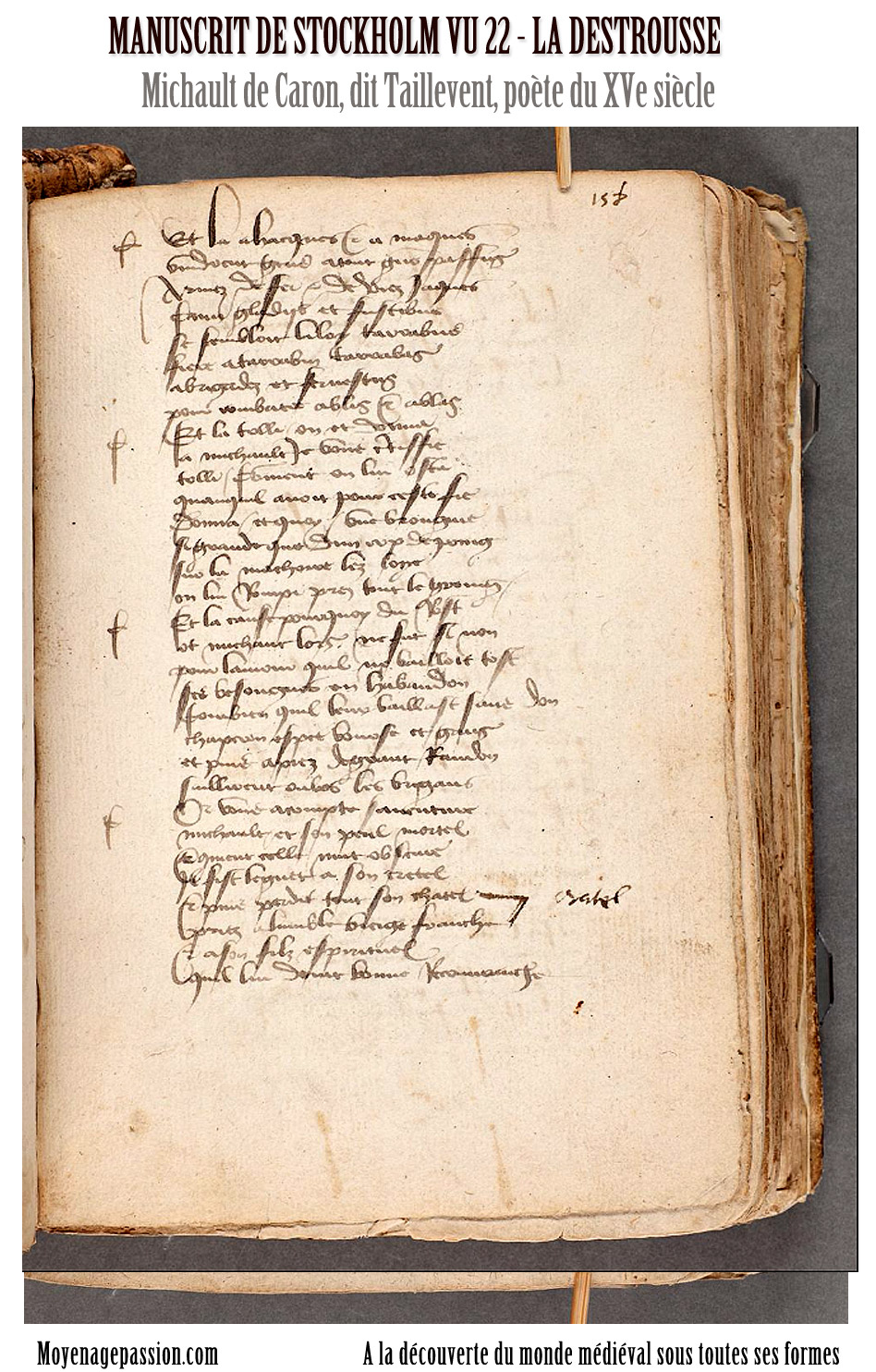 manuscrit_ancien_stockholm_poesie_medievale_michault_taillevent_la_destrousse_XVe_moyen-age_tardif