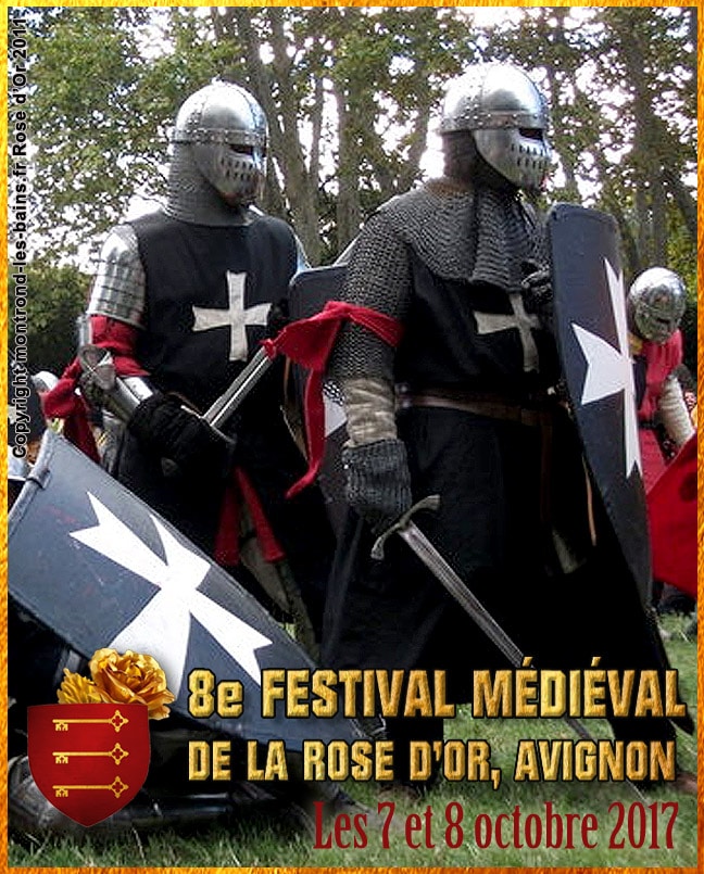 rose_or_festival_fetes_rassemblement_compagnies_medievales_avignon