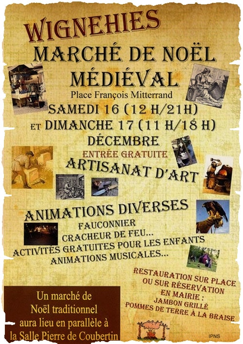 agenda_fêtes_marche_medieval_noel_Wignehies_nord