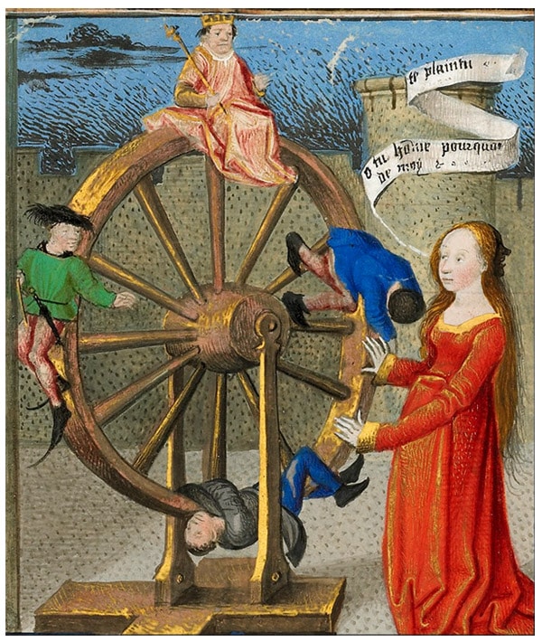 fortune_medievale_roue_du_sort_moyen-age_miniature_enluminure_Maître_Coëtivy_XVe