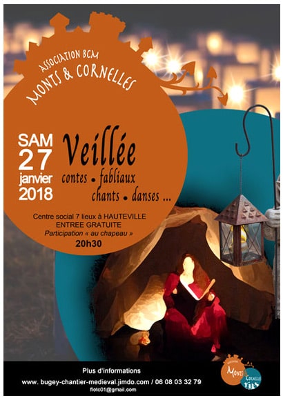 agenda_soiree_sortie_2018_bugey_veillees_contes_fabliaux_monde_medieval_bugey_montcornelles_bugey