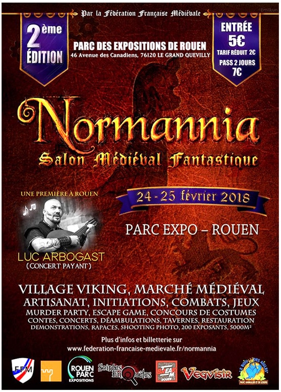 normannia_2018_rouen_agenda_salon_evenement_animations_medieval_fantastique_normandie