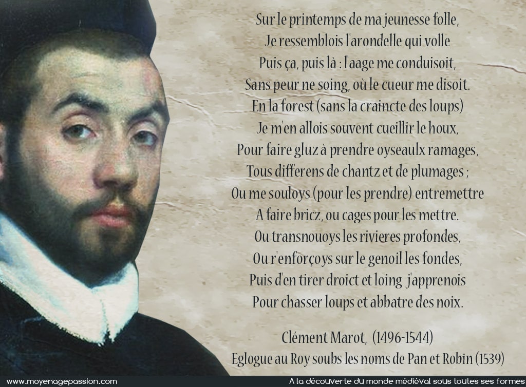 clement_marot_poesie_jeunesse_folle_eglogue_au_roi_pan_et_robin_moyen-age_tardif