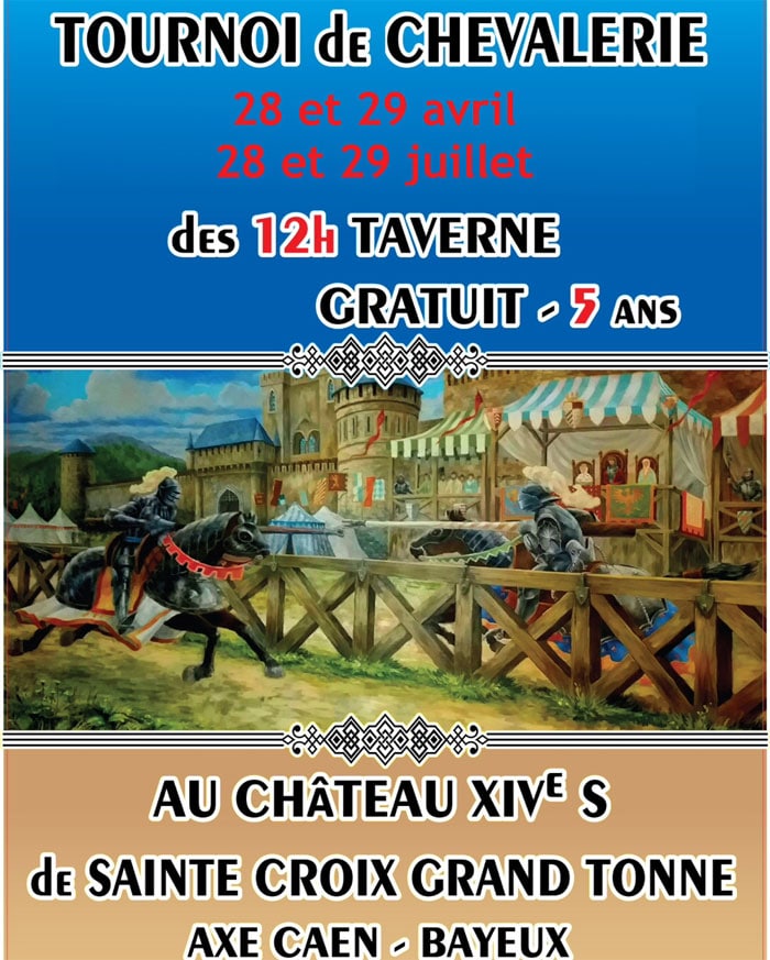 evenement_agenda_animations_medievale_tournois_chevalerie_chateau_grand_tonne_normandie