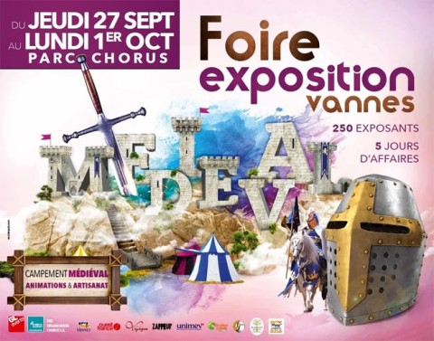 La 52eme édition de la foire-exposition de Vannes sur le thème du moyen-âge