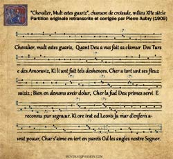 partition_chanson_croisade_chevalier-mult-estes-guariz_XIIe-siecle_Moyen-age-s