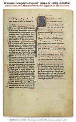 Manuscrit-ancien_Francais_844_chanson-medievale_sirvantois_jacque-de-cysoing_moyen-age_XIIIe-siecle_s