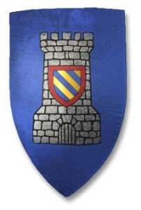 Autocollant Blason Franche-Comté - 4.5 X 5.8 Cm, Fabriqué En France - Résistant Aux UV Et Lavages