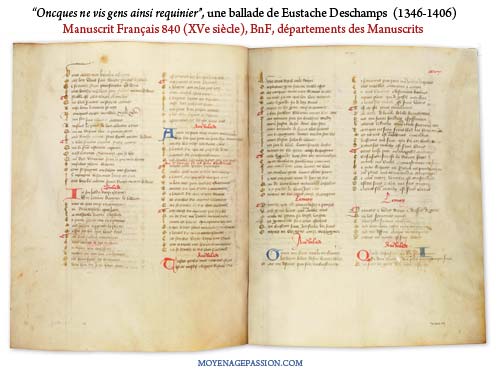 eustache-deschamps-ballade-poesie-satirique-francais-840-manuscrit-medieval-moyen-age-tardif_s