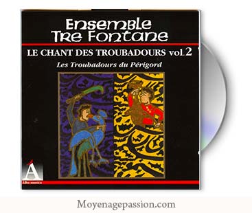 Album de musique médiévale : chants des troubadours