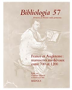 Bibliologia 57 - Ouvrage sur des manuscrits médiévaux