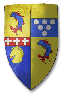 blason armoirie de la cité de Saint-Vallier, Drôme