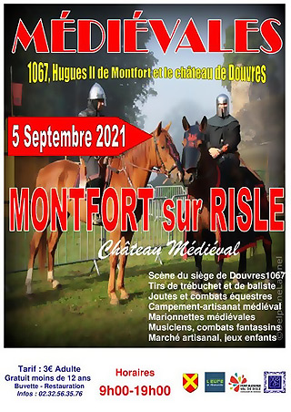 Affiche des fêtes Médiévales de Montfort sur Risle