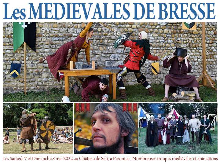 Animations et compagnies médiévales attendues aux premières Médiévales de Bresse