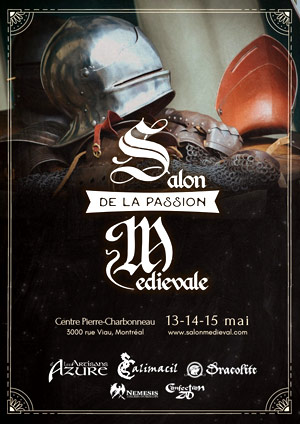 Affiche du Salon de la passion médiévale de Montréal