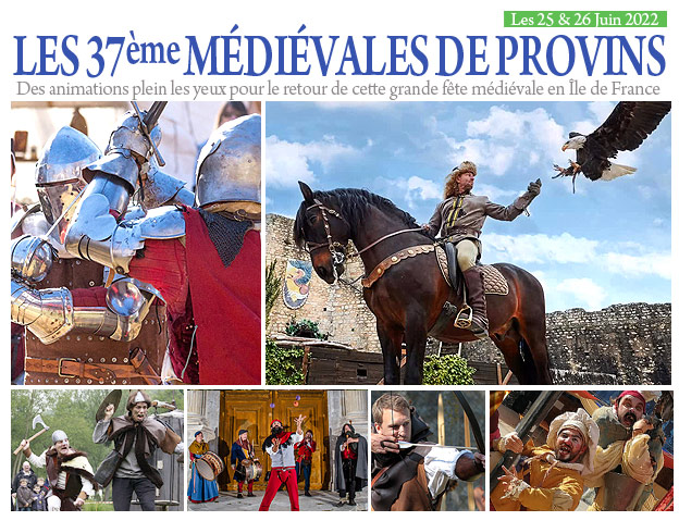 Photos d'animations et de compagnies présentes aux Médiévales de Provins 2022