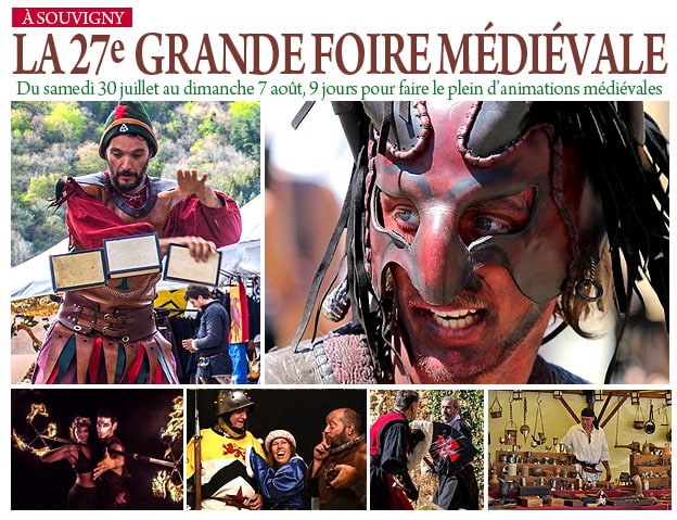 Animations et compagnies médiévales à la grande foire de Souvigny