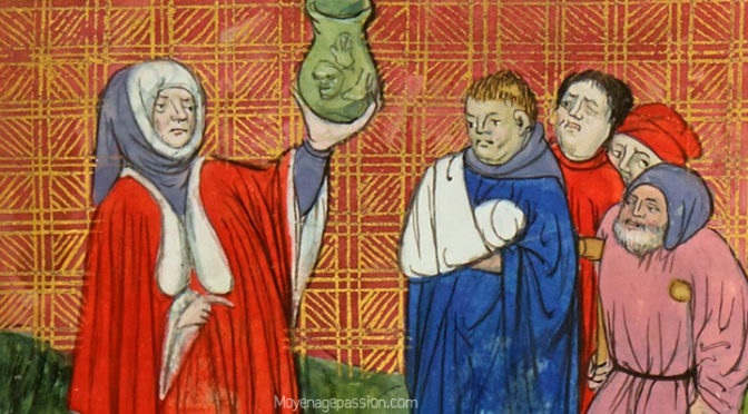 Une illustration sur un diagnostic médicale et la santé au Moyen Âge
