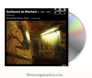 Album de musique médiévale sur Guillaume de Machaut (ensemble Musica Nova)