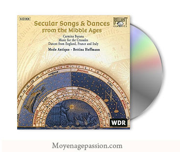 Pochette de l'Album de musiques médiévales de Modo Antiquo et Bettina Hoffman