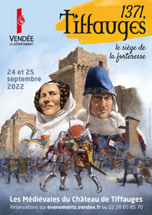 Médiévales de Tiffauges, forteresse assiégées, Affiche de l'événement