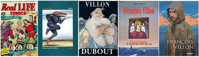 Actualité, comics, BD et parutions modernes autour de François Villon