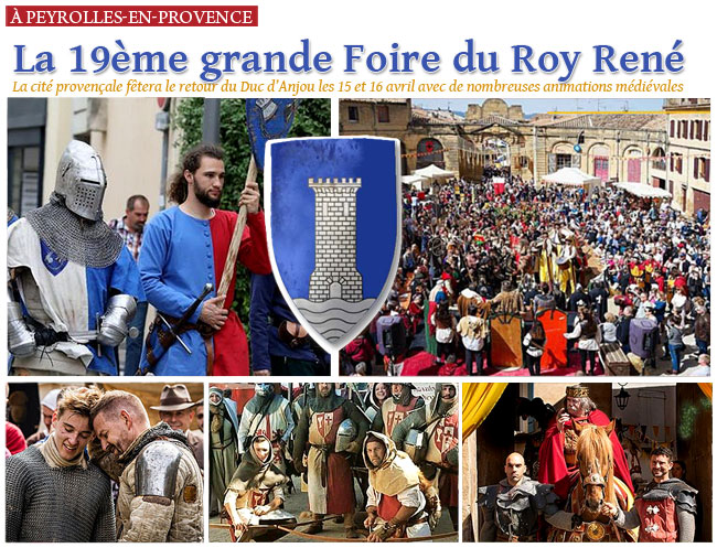 Foire du Roy René : animations médiévales et grande fête historique à Peyrolles-en-Provence