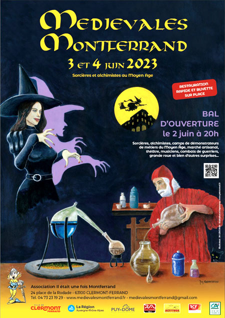 Les 27eme médiévales de Clermont-Ferrand, Affiche 2023