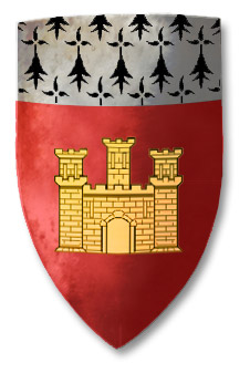 Blason, armoirie de la ville de Dinan, Côtes d'Armor, Bretagne