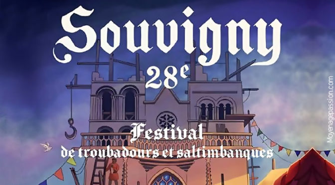Ouverture du 28e festival des troubadours et de la grande foire médiévale de Souvigny