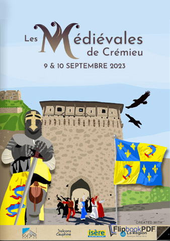 Animations médiévales en la cité de Crémieu (Isère) - Affiche 2023