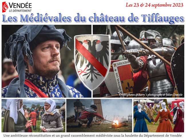 Animations médiévales et reconstitution historique à Tiffauges (2023)