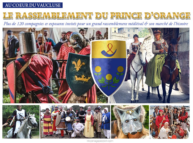 Animations médiévales et compagnies de reconstituteurs au Rassemblement du Prince d'Orange 2024